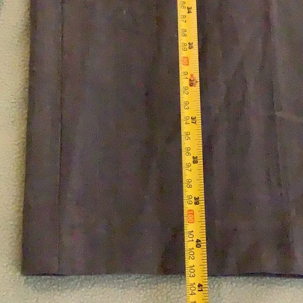 NWT AB Studio women’s grey stretch dress pants size 12, wide leg. - Picture 10 of 12